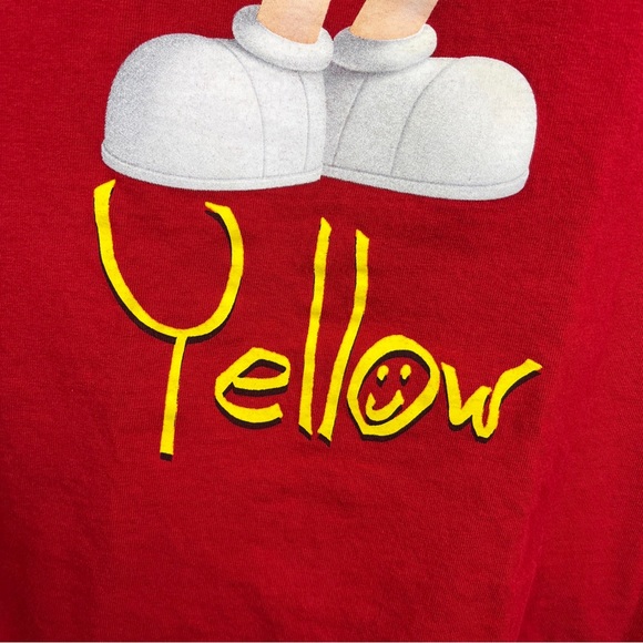 M&M Candy Snack Tee Promo Tshirt Red Adult Small Yellow M&M 2011 - Picture 3 of 11